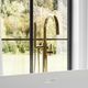 ZLINE Autograph Edition Emerald Bay Polished Gold Bath Tub Filler with Hand Shower-3