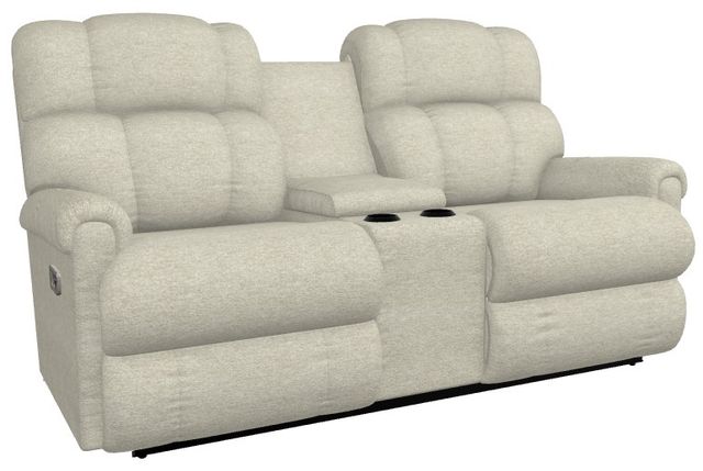 La-Z-Boy® Pinnacle Antique Power Wall Reclining Loveseat with Headrest and Console-0