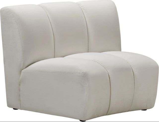 Meridian Furniture Infinity Cream Velvet Modular Chair-1