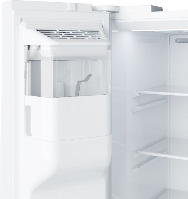 GE® 36" 23.6 Cu. Ft. White Counter Depth Side-By-Side Refrigerator with Extra Tall Dispenser and In-Door Icemaker-2