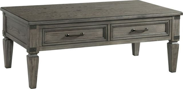 Intercon Foundry Brushed Pewter Coffee Table-0