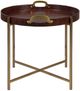 Furniture Classics Murphy Brown Tray Table with Gold Base-2