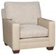 King Hickory Customizable Sidney Leather and Fabric Chair-0