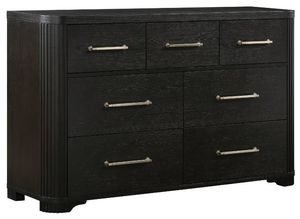 Front view of the Homelegance® Gilbert Charcoal Dresser