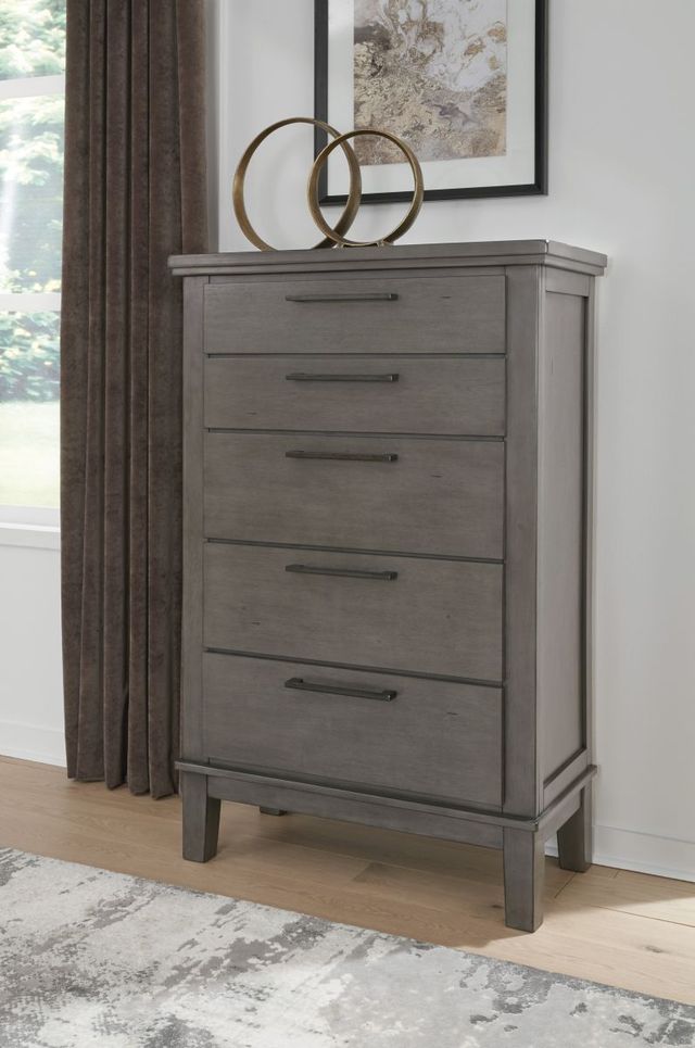 Benchcraft® Hallanden Antiqued Gray Chest-3