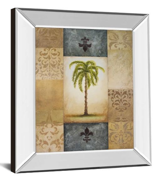 Classy Art Fantasy Palm II by Michael Marcon Mirror Framed Wall Art-1