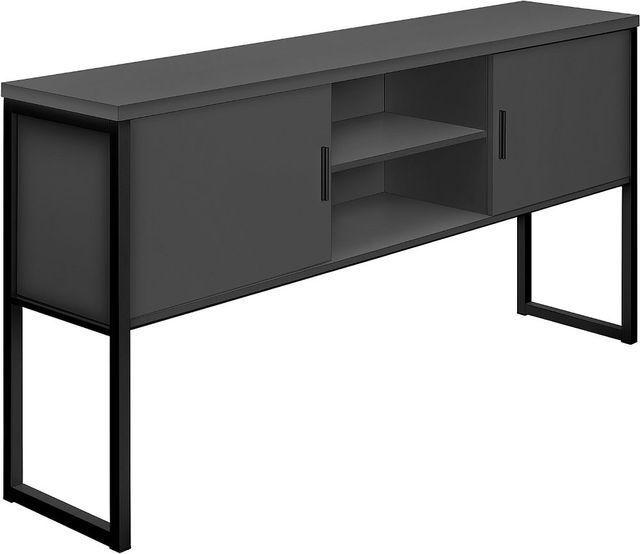 Monarch Specialties Inc. Black/Grey Office Hutch-0