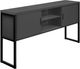 Monarch Specialties Inc. Black/Grey Office Hutch-0