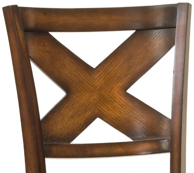 HH2 Home Sunhill Rustic Oak Swivel Counter Stool-1