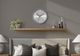 Monarch Specialties Inc. Silver 12" Wall Clock with White Numbers-1