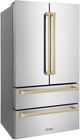 ZLINE Autograph Edition 36" 22.5 Cu. Ft. Fingerprint Resistant Stainless Steel Counter Depth French Door Refrigerator-4