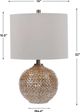 Uttermost® Lagos Brown Glaze Table Lamp-2