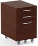 BDI Sequel® 6007-2 Mobile File Cabinet-Chocolate Stained Walnut-0