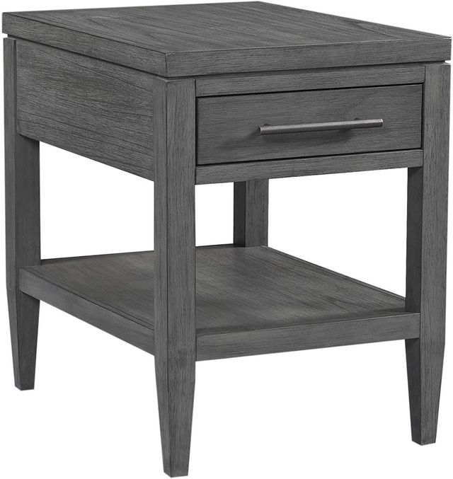 aspenhome® Preston Urbane Grey Chairside Table-0