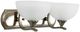 YHD Glacier Point Ivory Cloud/Satin Nickel 2-Light Vanity Lighting-0