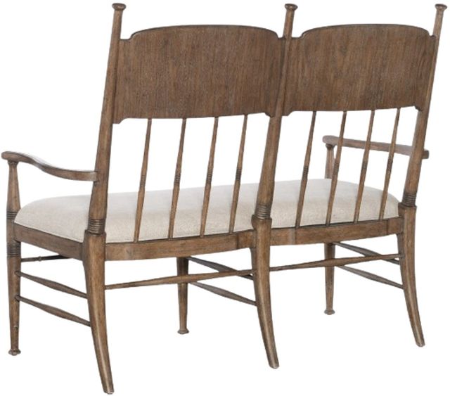 Hooker® Furniture Americana Biscuit/Honey Dining Bench-3