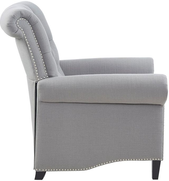 Olliix by Madison Park Grey Aidan Push Back Recliner-1