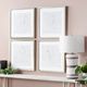 Crestview Collection Silver Expressions 4-Piece Hand Finished Wall Art Set-1