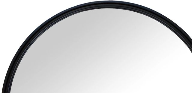 Signature Design by Ashley® Brocky Black Round Accent Mirror-2