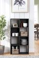 Signature Design by Ashley® Langdrew Black Eight Cube Organizer-5