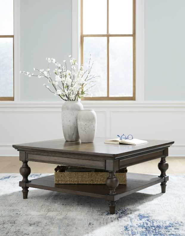 Signature Design by Ashley® Veramond Dark Brown Coffee Table-3