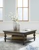 Signature Design by Ashley® Veramond Dark Brown Coffee Table-3