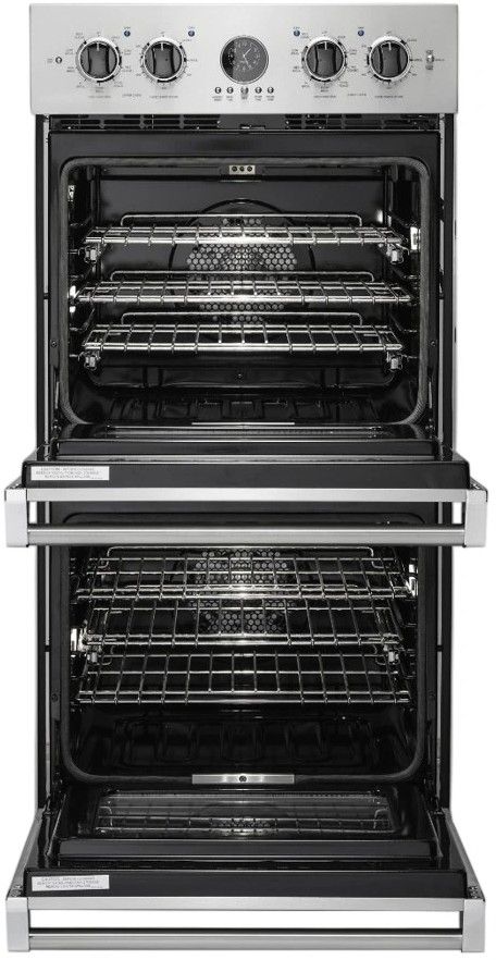 Viking® 5 Series 27" Pure White Double Electric Premiere Wall Oven-1
