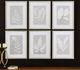 Uttermost® by Grace Feyock Moonlight Ferns 6-Piece Silver Framed Art-1