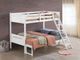 Coaster® Littleton White Twin/Full Bunk Bed-3
