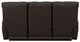 La-Z-Boy® Cassian Dark Chocolate Leather Power Reclining Sofa with Headrest-4