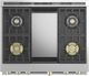 Monogram® Statement Collection 36" Stainless Steel Pro Style Natural Gas Range with 4 Burners and Griddle-2