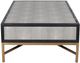 Moe's Home Collection Mako Grey Coffee Table with Gold Metal Base-4