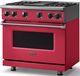 Viking® 7 Series 36" Valentine Pro Style Liquid Propane Gas Range with Griddle-3