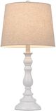 Cal® Lighting & Accessories Chester 2-Piece White Table Lamp Set-1