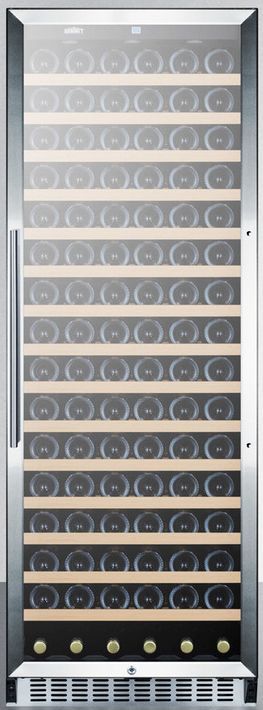 Summit® 24" Stainless Steel Wine Cooler-2
