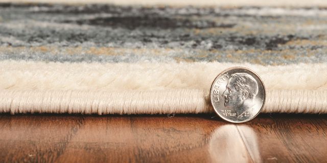 KAS Rugs Chester 5634 Ivory/Blue Montana 5'x8' Rug-1