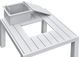 Intercon Nash 7-Piece Buff Aluminum/Fabric Outdoor Sectional Set-5