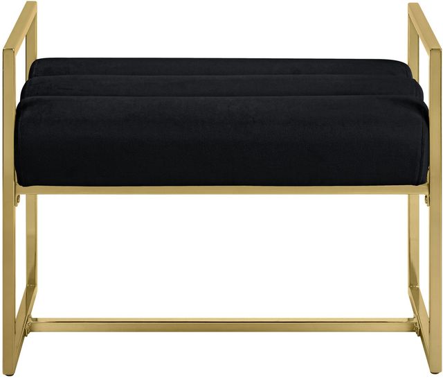 Mazin Furniture Juno Black Ottoman-0
