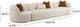 TOV Furniture Fickle 3-Piece Cream Boucle Modular Sofa-2