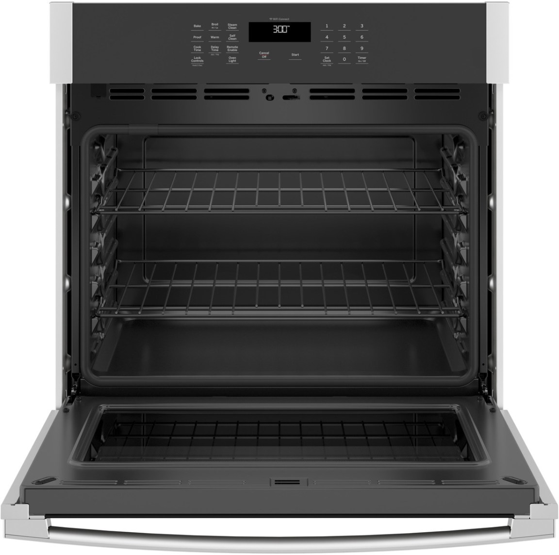 GE 30" Smart Built-In Self-Clean Single Wall Oven - Thumbnail 2