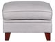 Leather Italia™ Cambria Stanton Gray Ottoman-0