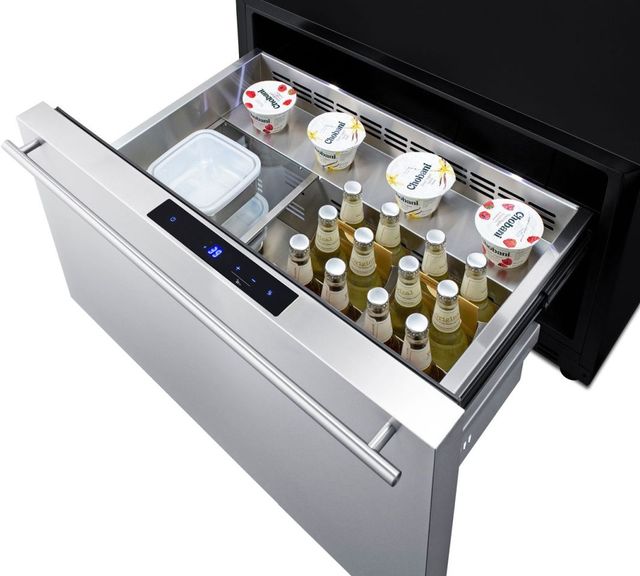 Summit® 2.5 Cu. Ft. Stainless Steel Outdoor Compact Refrigerator -4