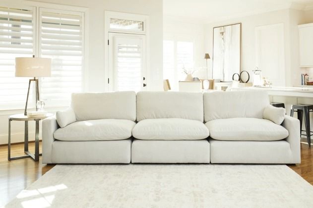 Signature Design by Ashley® Sophie 3-Piece Ivory Sectional -4