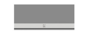 Front view of the Hestan® GVP Series 42" Steeletto Outdoor Pro Canopy Hood