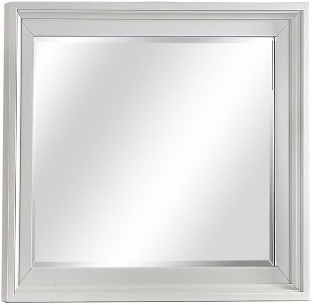 Aspenhome® Cambridge Light Gray Paint Dresser Landscape Mirror-0