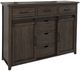 Jofran Inc. Madison County 4-Piece Barnwood Queen Panel Bedroom Set-3