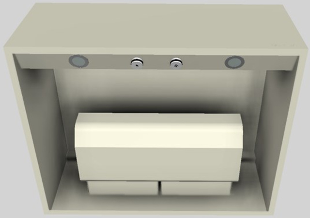 Vent-A-Hood® 30" Biscuit Wall Mounted Range Hood-3