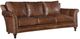 Bradington-Young Richardson Cognac 8-Way Tie Stationary Sofa-0