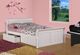 Donco Kids Full Sleigh Bed With Dual Under Bed Drawers-0
