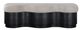 Meridian Furniture Savoy Beige/Black Upholstered Bench-1
